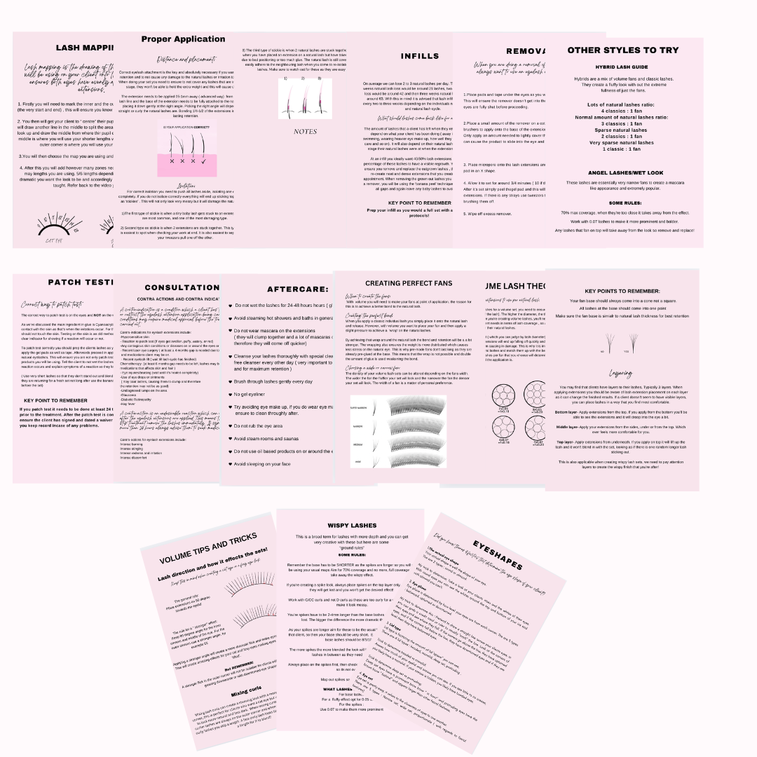 Lash Training Manual Template