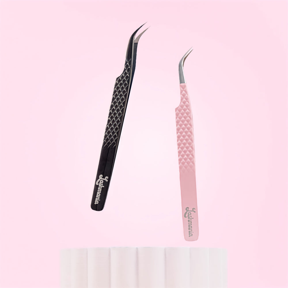 
            
                Load image into Gallery viewer, CURVED ISOLATION EYELASH EXTENSION TWEEZERS
            
        